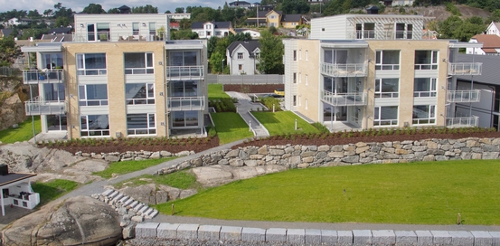 Utendørsbilde av Hystad brygge